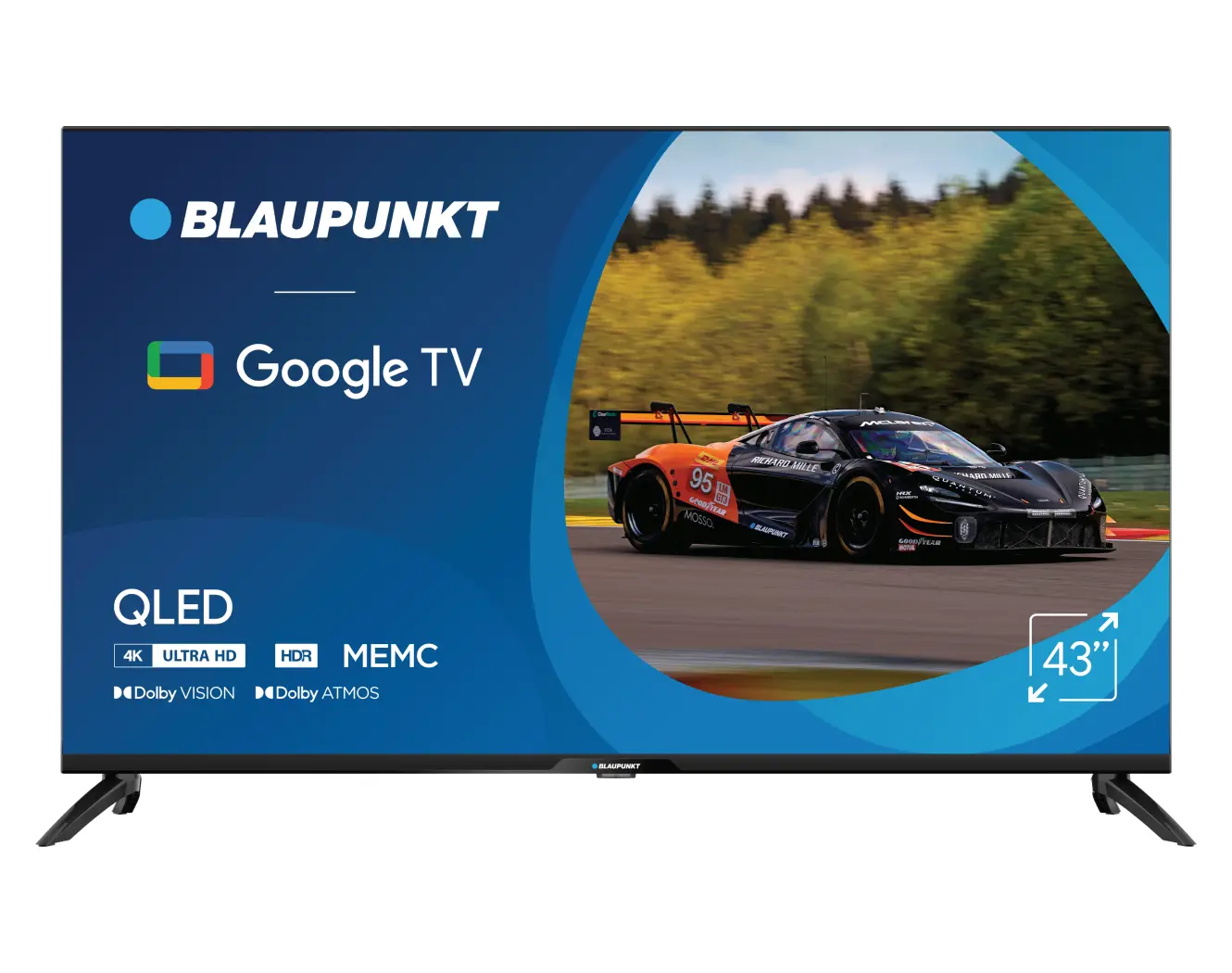 Telewizor Blaupunkt UHD 4K Google TV 43QBG7000S