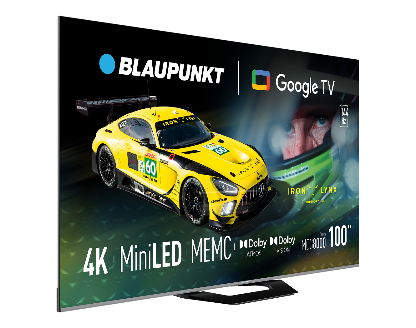 Telewizor Blaupunkt UHD 4K Mini LED Google TV 100MCG8000S