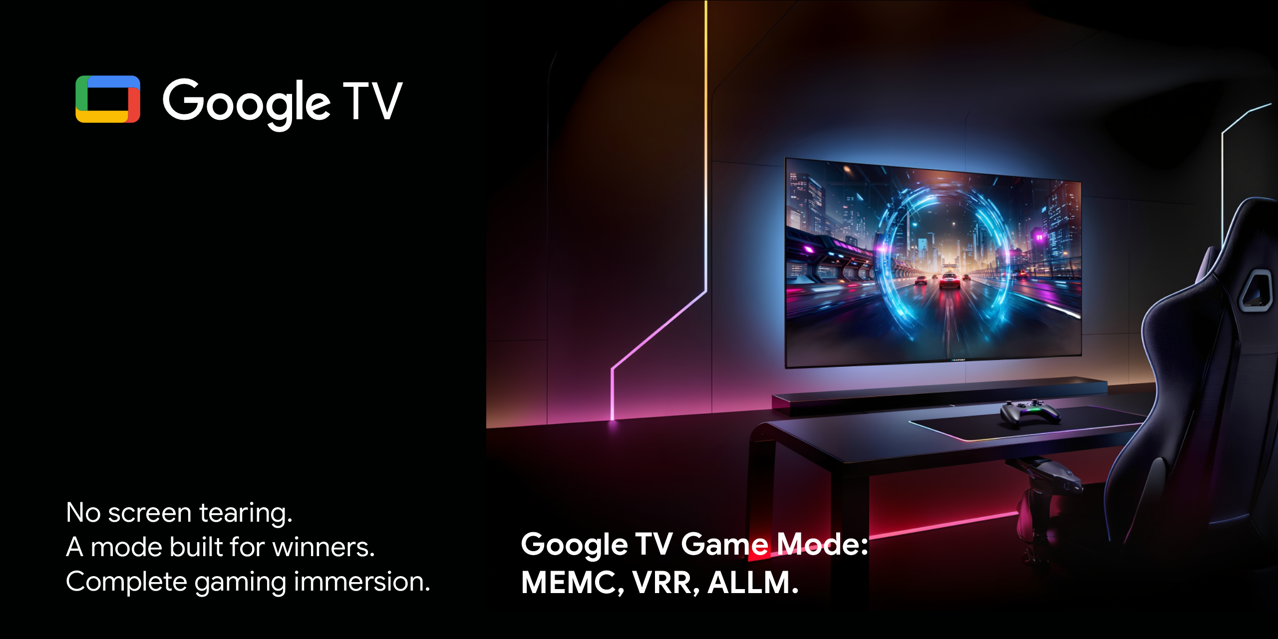 Telewizor Blaupunkt UHD 4K Mini LED Google TV 65MBG7000S