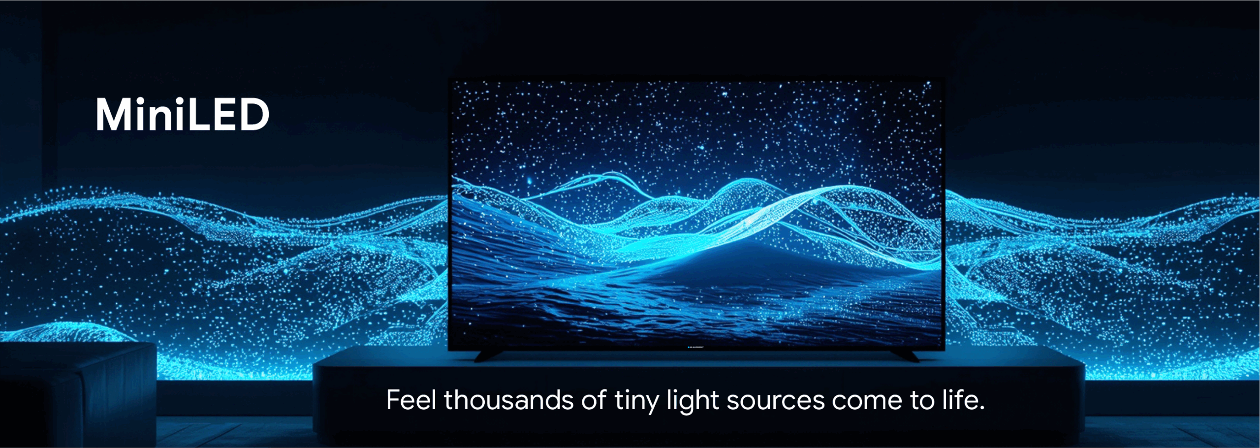 Telewizor Blaupunkt UHD 4K Mini LED Google TV 65MBG7000S