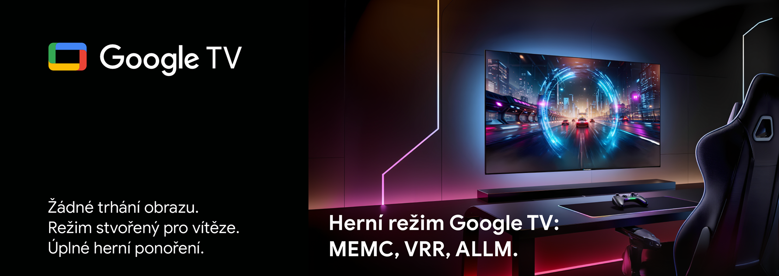 Telewizor Blaupunkt UHD 4K Mini LED Google TV 65MBG7000S