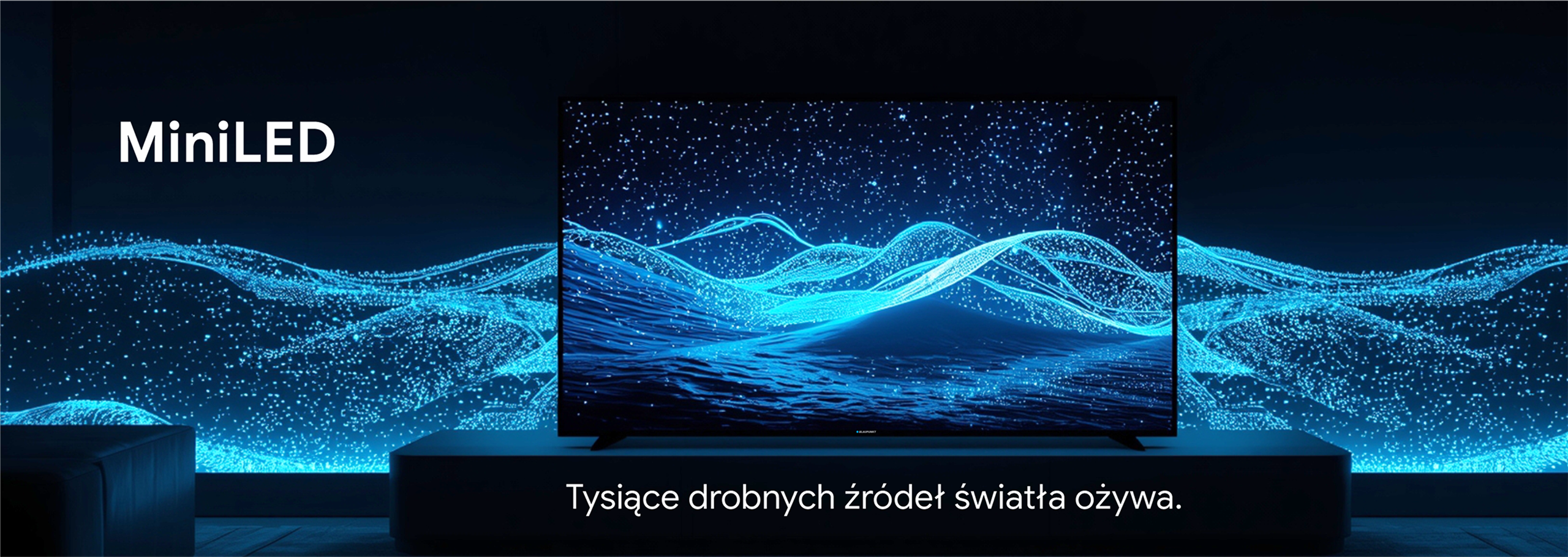 Telewizor Blaupunkt UHD 4K Mini LED Google TV 65MBG7000S